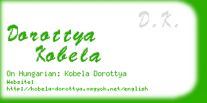 dorottya kobela business card